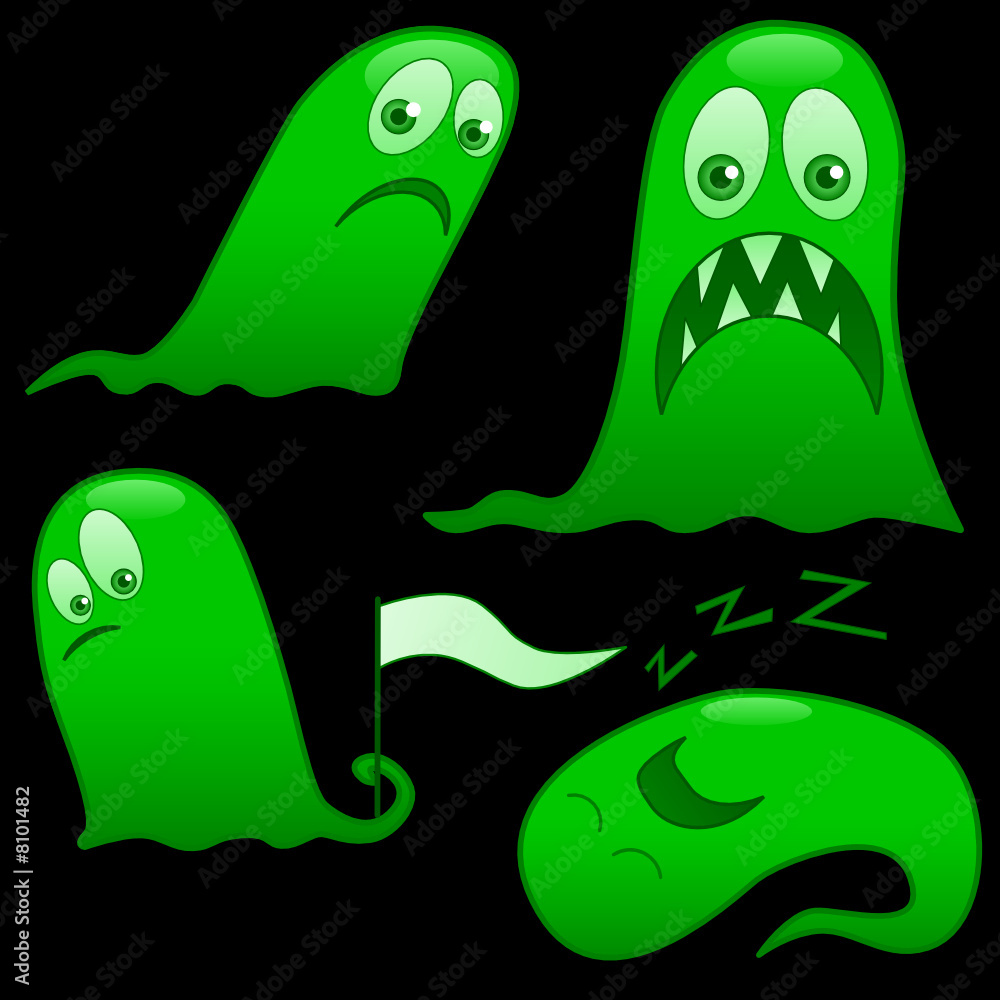 Fototapeta premium Green monsters