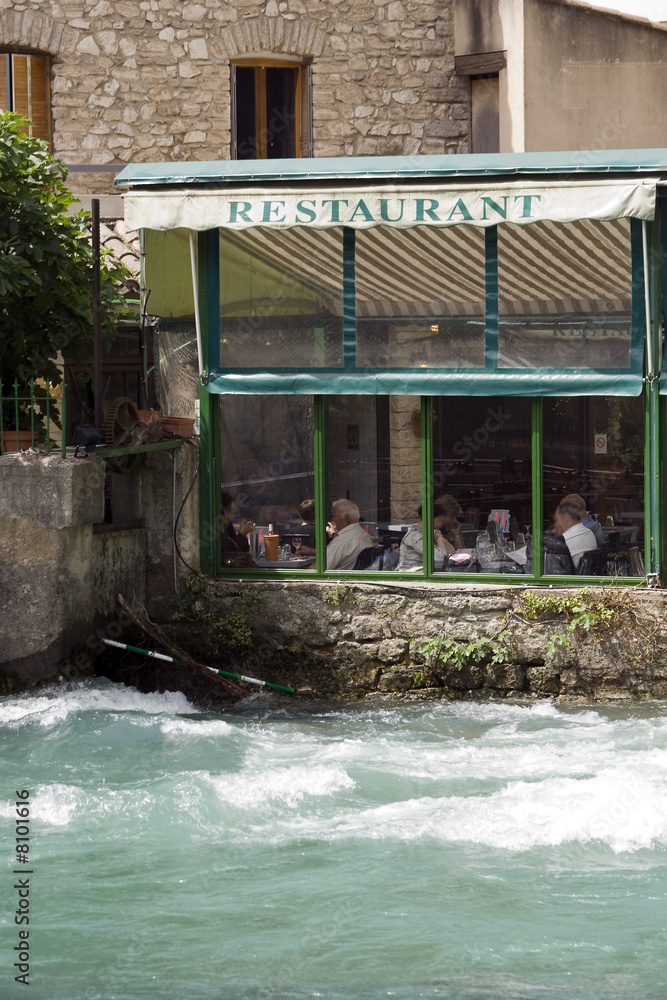 Terrasse de restaurant - Fontaine de Vaucluse