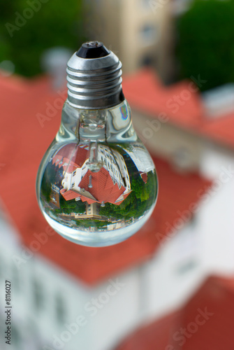 bulb with water