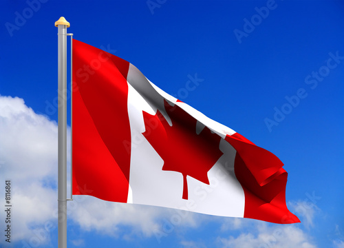 Canada flag (include clipping path)