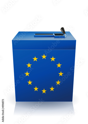 Election européenne (reflet)
