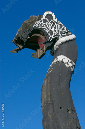 Head of old ship