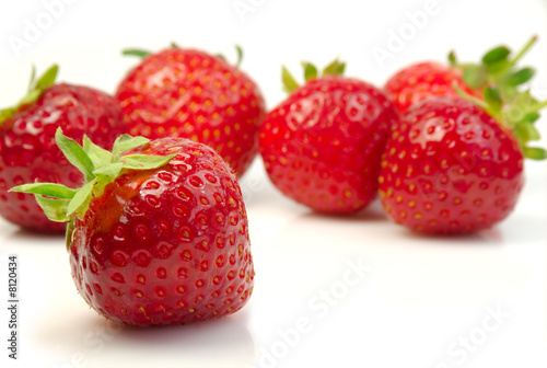 Shot of a pile of fresh strawberries