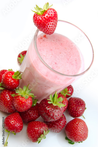 Strawberry milkshake