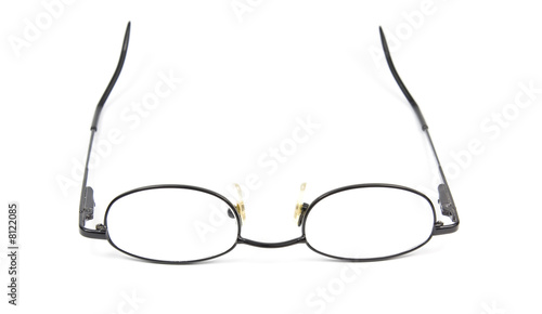 Man woman Spectacles isolated on white