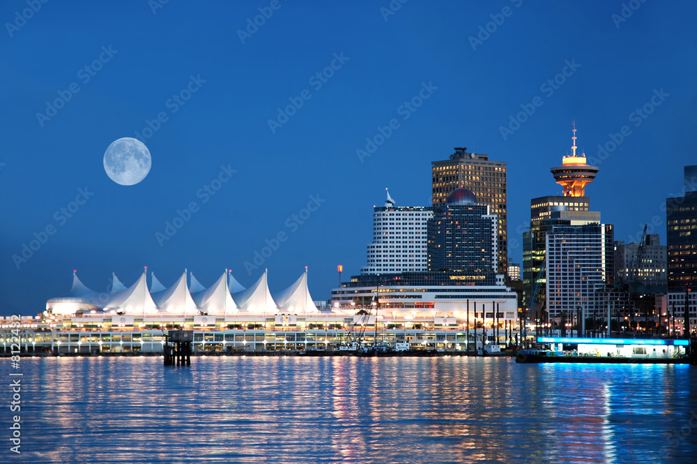 Naklejka premium Canada Place, Vancouver, BC, Kanada