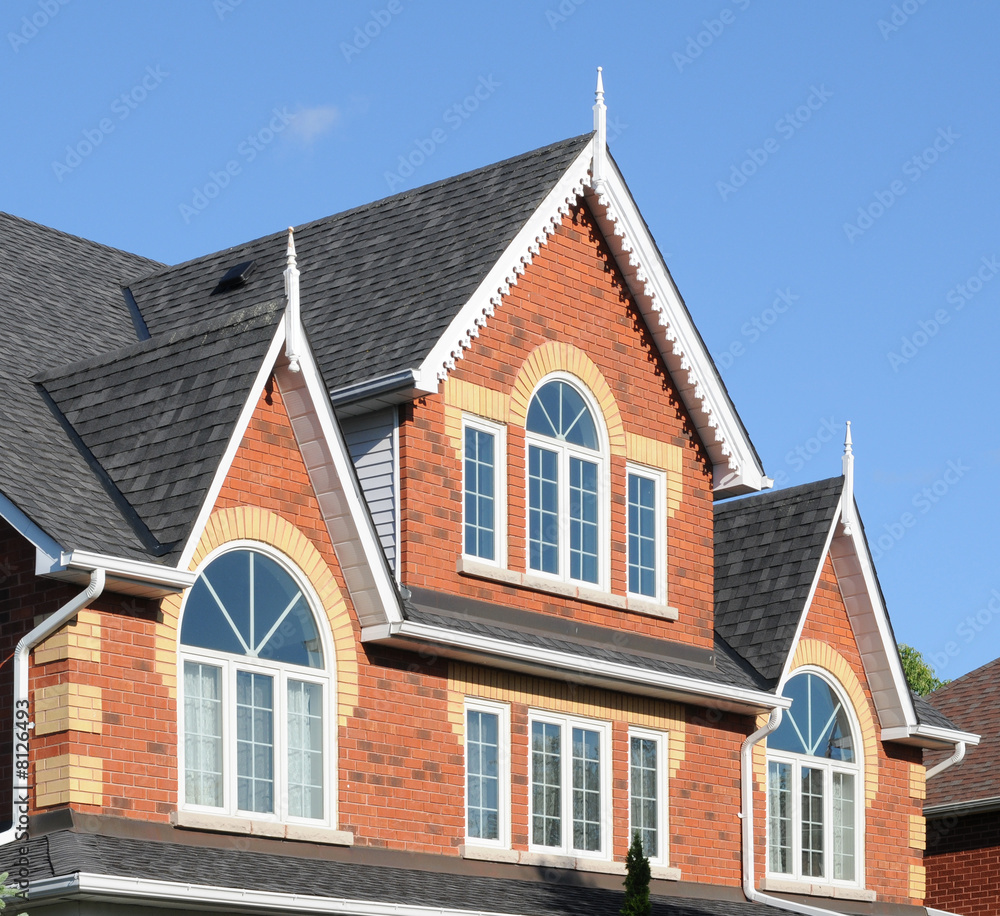 Brick House in evening light