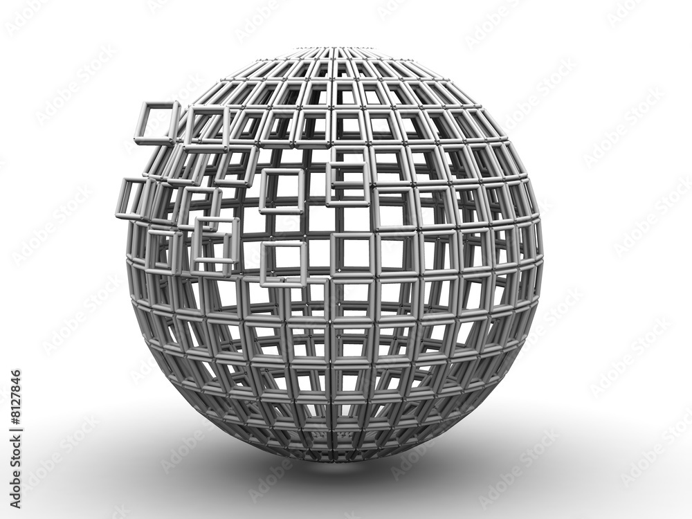 Sphere. 3d Sphere. 3d