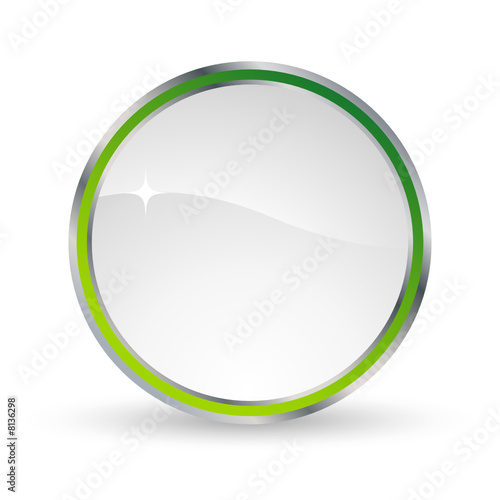 icone rond avec reflets