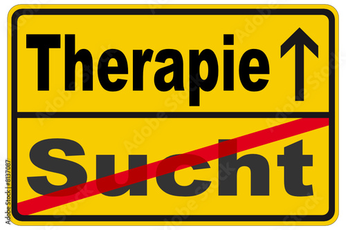 Therapie - Schild