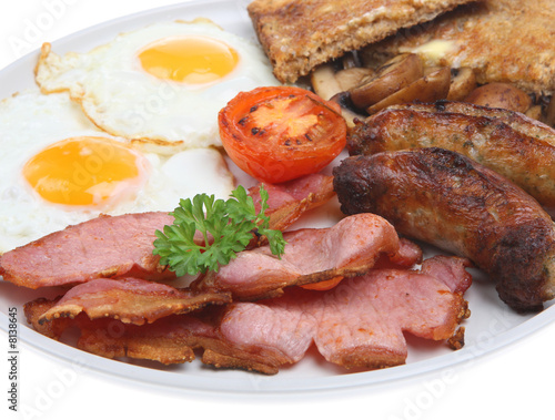 Full English Fried Breakfast