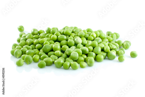 Pile of green peas