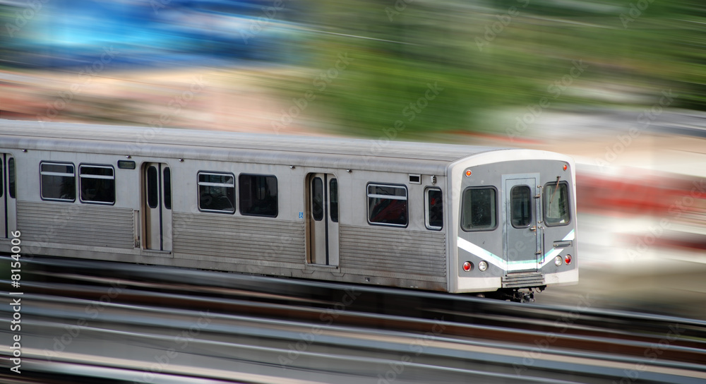 Fototapeta premium Speed train