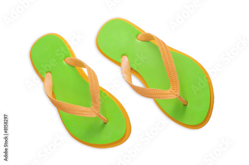 Colorful flip flops