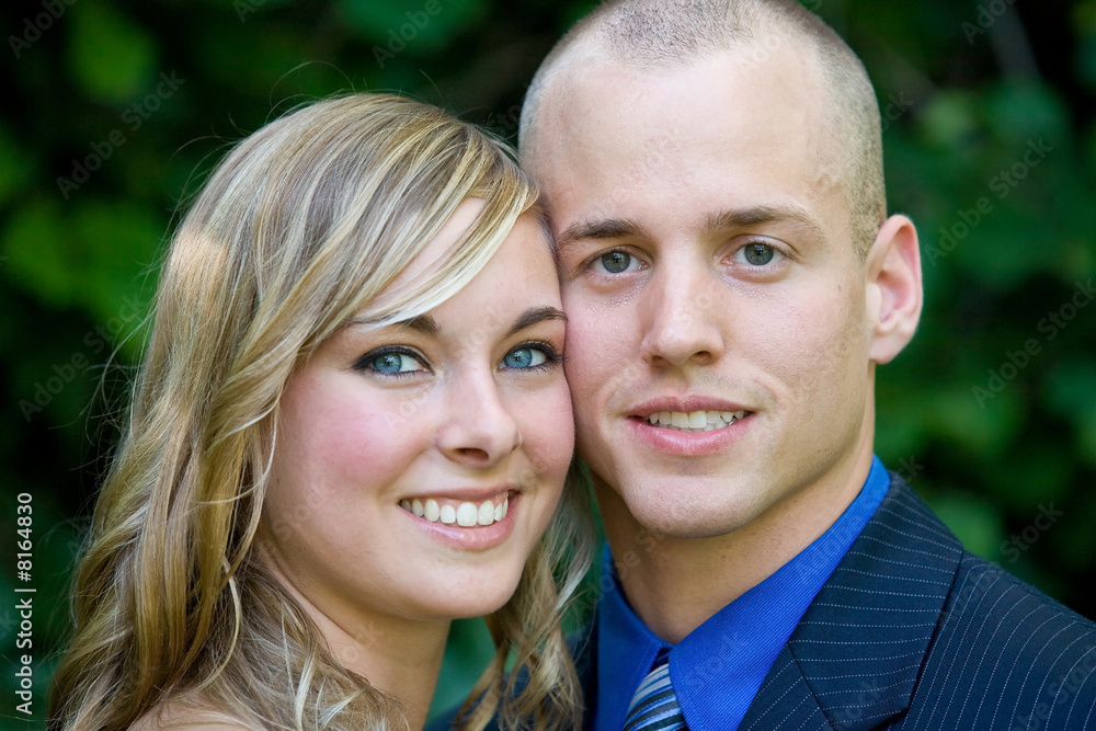 Close-Up of a Young Couple Close-Up of a Young Couple