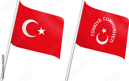 Drapeau Turquie et emblème