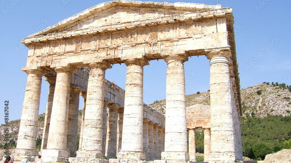 Obraz premium Segeste, Sicile, Italie