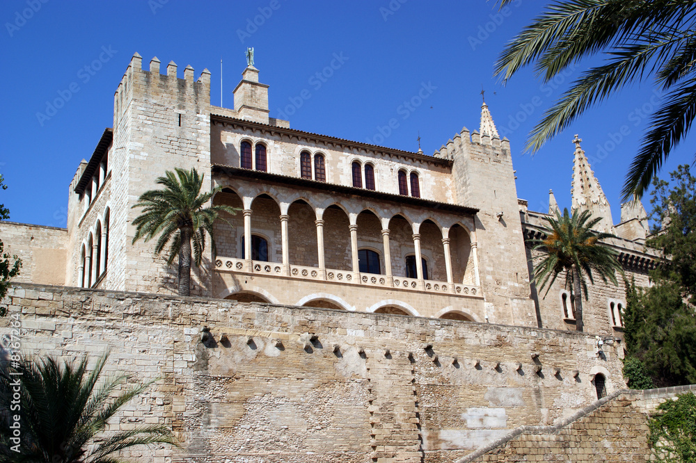 Palacio de la Almudaina-Palma de Mallorca-Baleares-Spain
