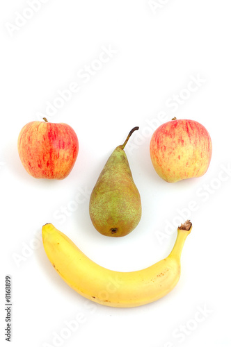 Happy fruit face