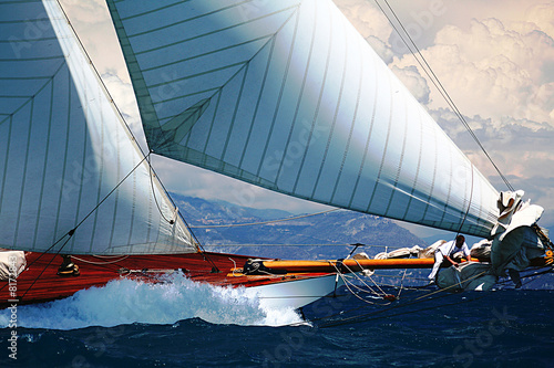 voilier bateau régate port mer méditerranée côte d'azur provence © PHOTOPOLITAIN