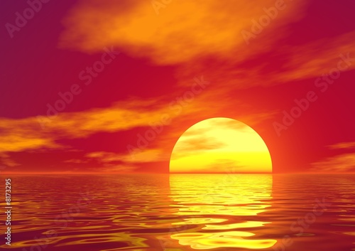 coucher de soleil flamboyant © minicel73