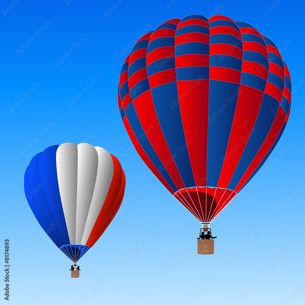 Obraz premium hot air balloons