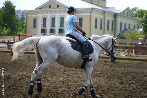 girl horse riding