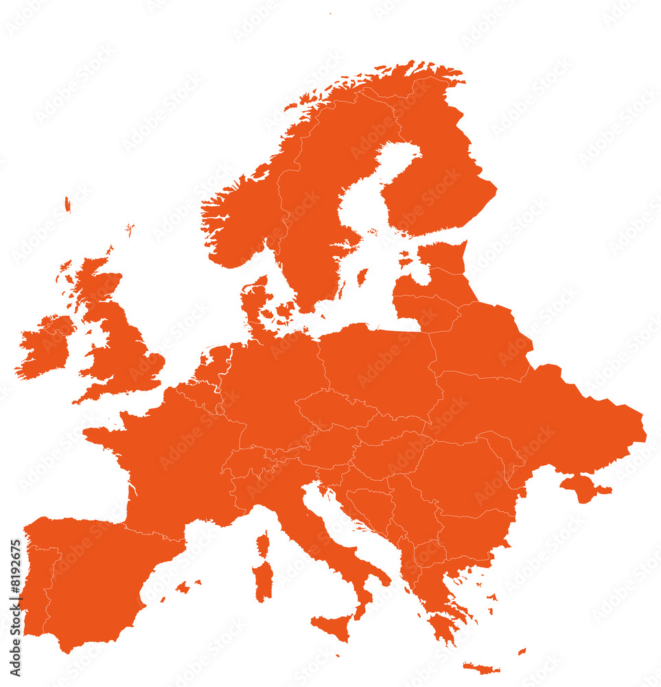 Naklejka premium l'europe