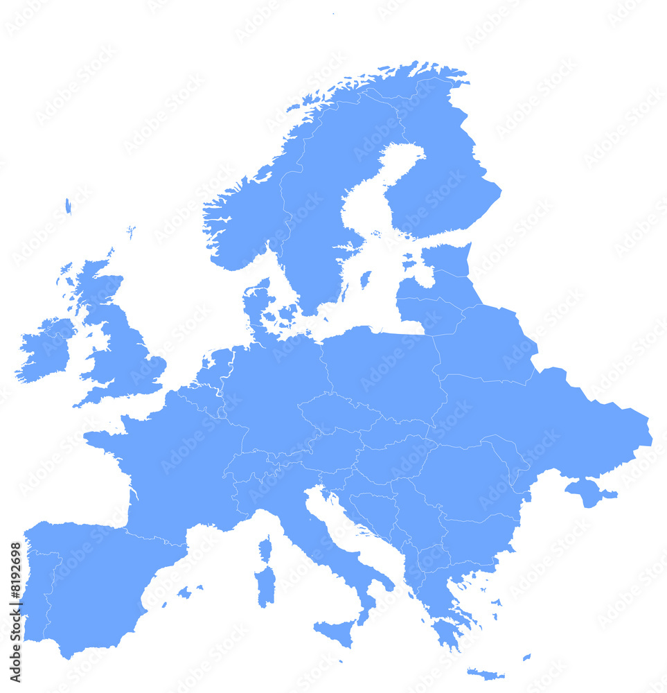 Naklejka premium l'europe