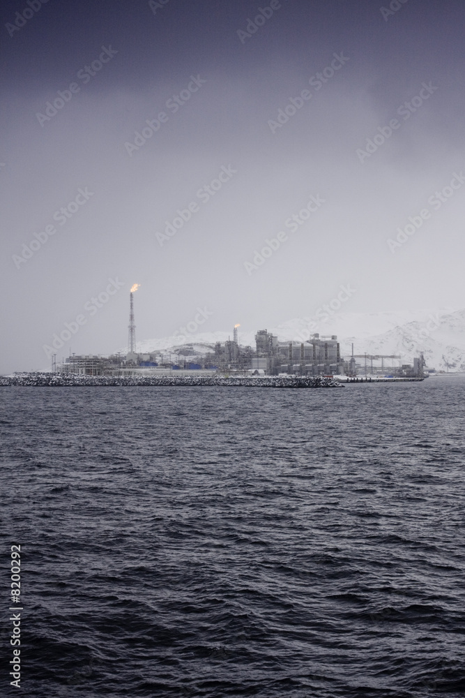 Naklejka premium Raffinerie