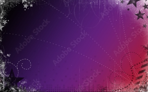 Tableau sur toile NUIT ETOILEE