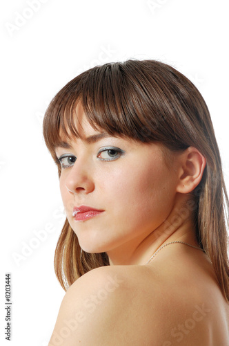 portrait of the attractive girl