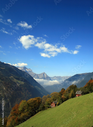 Alpine view near Elm (Switzerland)