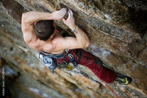 Rock climbing Male