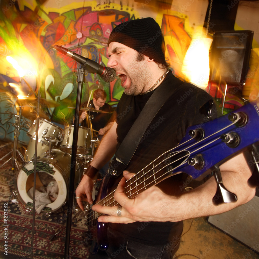 Fototapeta premium Heavy rock band 2