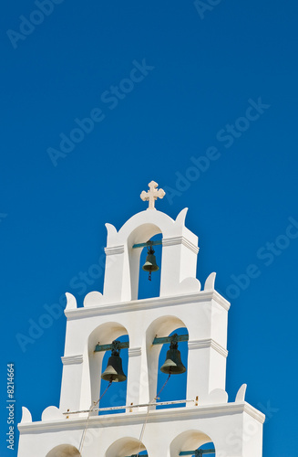 Cycladic church bell tower