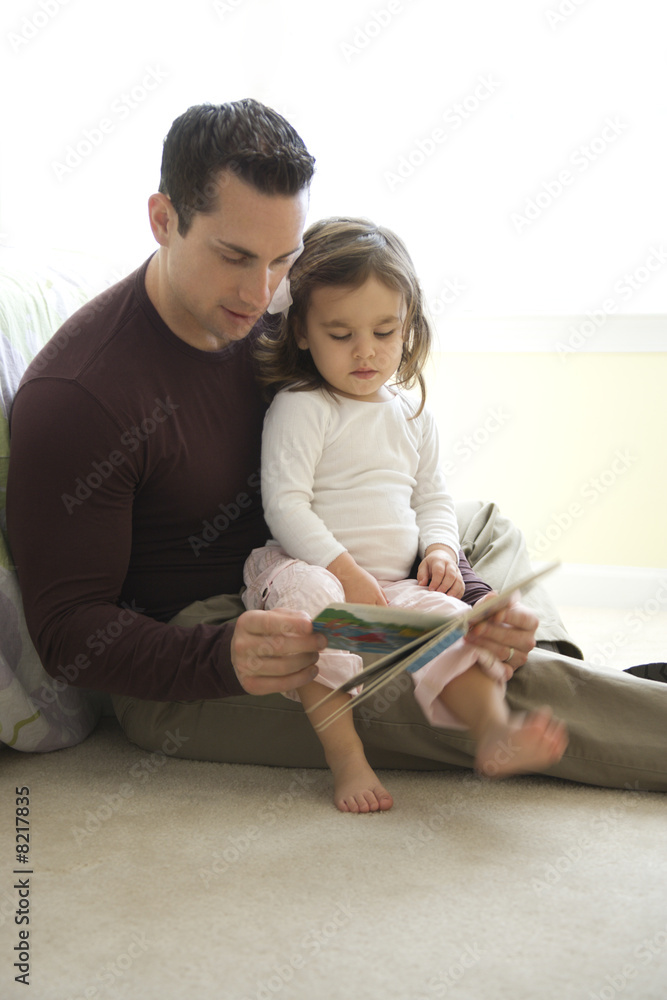 Father and daughter. Father and daughter.