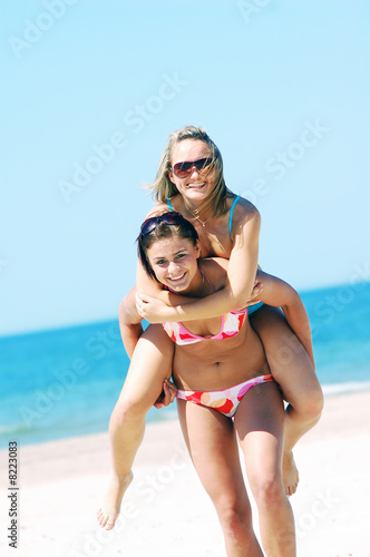 Young women on the summer beach © Photocreo Bednarek