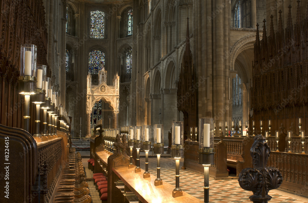 Cathedral of Peterborough, choir and altar