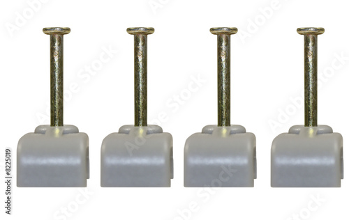 Electrical Installation Tower Cable Clips photo