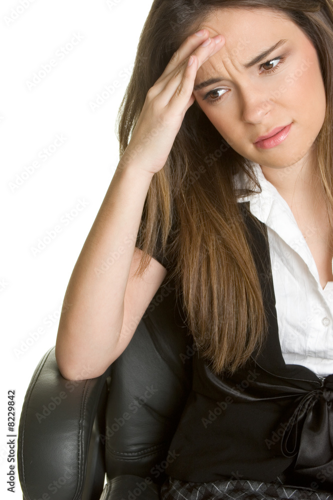 Fototapeta premium Woman With Headache