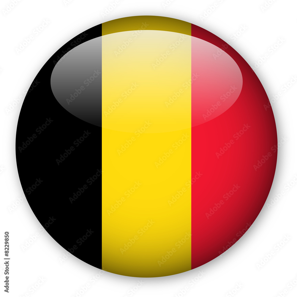 Fototapeta premium Belgian Button flag