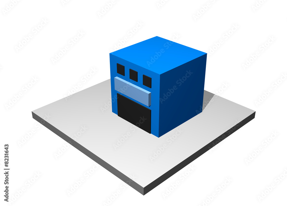 Warehouse - Industrial Manufacturing Diagram