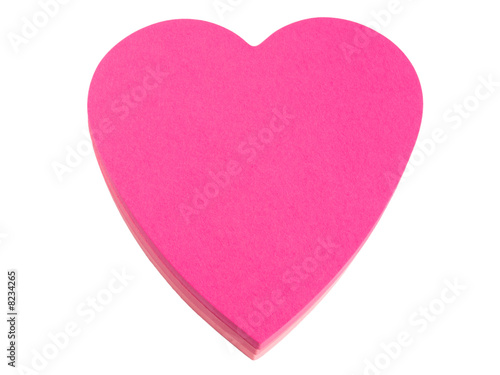 Note pad, heart