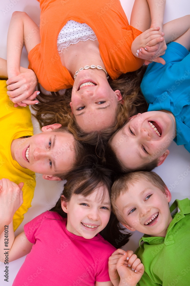 Five Smiling Children