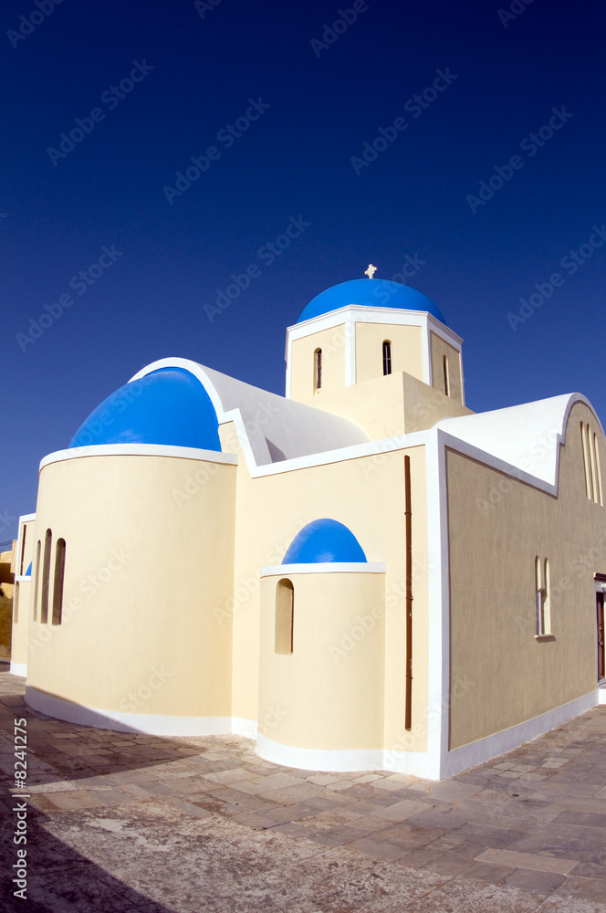greek island church santorini