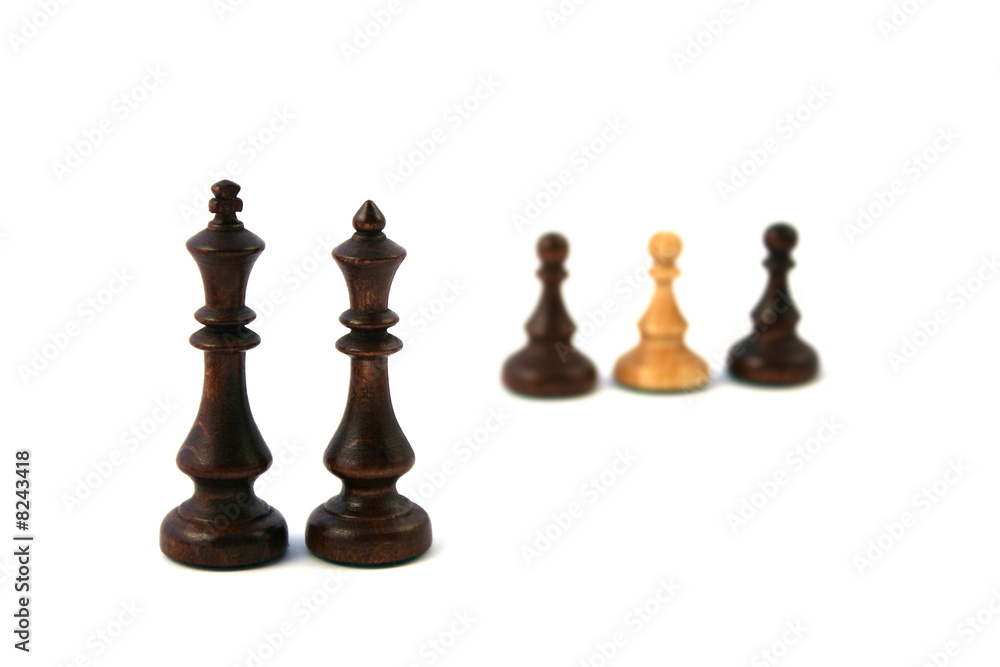 wooden chess isolated on white background wooden chess isolated on white background