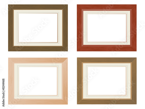 Wooden photo frames