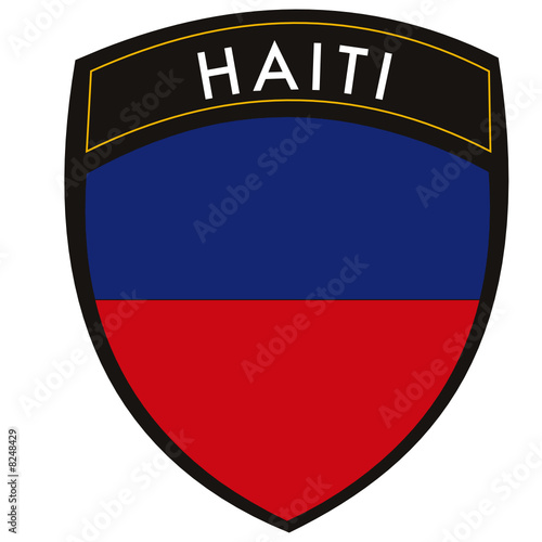 haiti vetor crest con flag