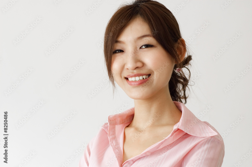 Big smile. Young Asian business / educational women Big smile. Young Asian business / educational women